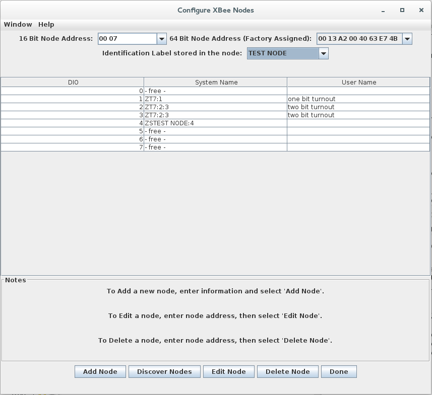 XBee node Configuration Tool Image