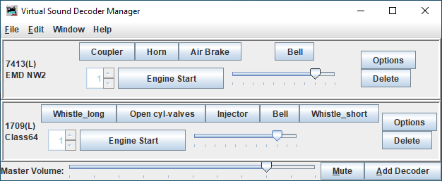 Two Control Panels