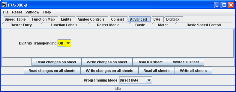 advance pane