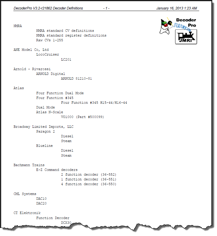 print decoder def