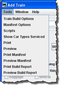 add train tools