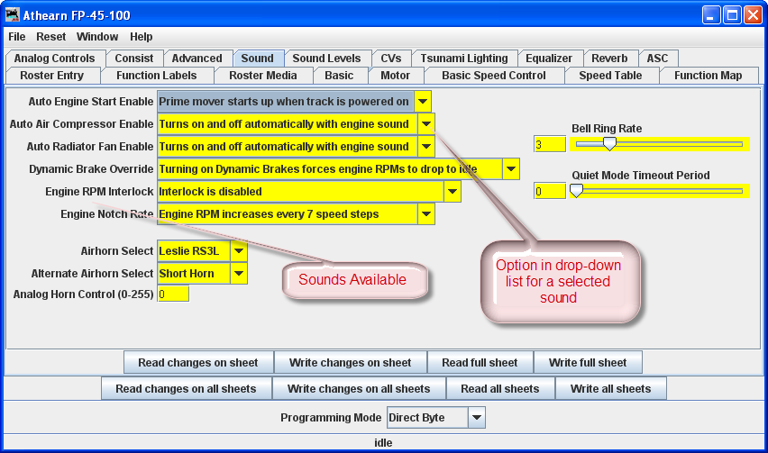 sound pane